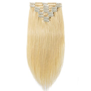 100% Human Hair Clip- in Extensions - #024 Natural Blonde