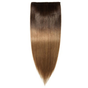 100% Human Hair Clip- in Extensions - #2-06 Mocha- Caramel Ombre